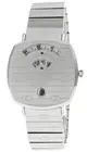GUCCI GRIP 35MM QTZ SS SILVER DIAL GG-ENGRAVED WOMEN'S WATCH YA157401