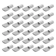 80 Pcs Shelf Pins Pegs,5mm Spoon Shape Nickel Plated Shelf Support Pegs