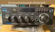 AK-45 Compact Stereo Receiver Amplifier w/ Remote (USB/Memory Card Slot) NEW!