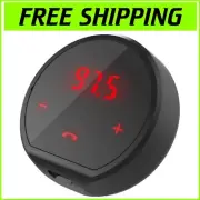 Rechargeable CK310 Bluetooth FM Transmitter - Hands-Free Car Kit with Magic Tape