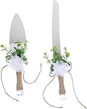 LABRIMP Set of Cake Knife Spatula Stainless Steel for Clean Cuts Easy Cleaning