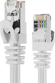 Ethernet Cords | 10ft High-Speed Heavy Duty Network Cords | 10Gbps Internet Wire Cables Shielded LAN Cord for Computers, Modems, Routers
