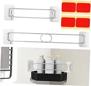 Beatifufu Adjustable Rv Shower Corner Storage Bar Shower Corner Shelves Bath Corner Storage Rod Rv Storage Rv Organization and Storage