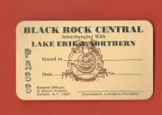 1960'S BLACK ROCK CENTRAL INTERCHANGING WITH LAKE ERIE NORTHERN RAILROAD PASS