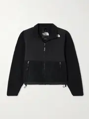 [The North Face] The North Face - Denali Embroidered Shell-trimmed Polartec® Fleece Jacket - Black - large large Black