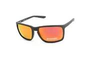 Dragon Melee XL Matte Black/Orange Ion Men's Designer Sports Sunglasses