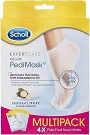 Scholl Expertcare Nourish Pedimask with Macadamia Oil (Pack of 4)