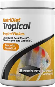 Seachem NutriDiet Tropical Flakes w/ Probiotics 100g (SC1084)