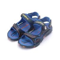 在飛比找ETMall東森購物網優惠-GOODYEAR 磁釦運動涼鞋 藍 GAKS38806 大童