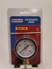 Interstate Air Pressure Gauge G2012-160 Lot Of 2