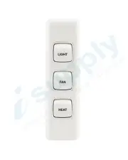 Transco 3 Gang / Triple Architrave Switch LIGHT FAN HEAT – AS3/LFH