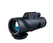 80X100 Hd Monocular Telescope 8000M Long Range Zoom Bak4 Prism Telescope with Tripod Phone Clip for Outdoor Camping