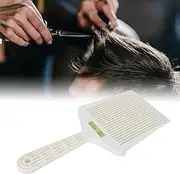 ANKROYU Flat Top Comb, Professional Barber Comb with Accurate Water Leveling, White for Men & Girl Haircut