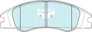 Bendix General CT Front Brake Pad Set for Kia Cerato LD 2.0L G4GC Petrol 2004-20 (for: Kia)