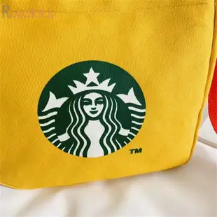 Starbucks bag 單肩手提包 Starbucks 帆布包斜挎包單肩托特包