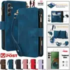 For Samsung A16 A36 A56 A15 A55 A35 A54 52 Zipper Case Leather Wallet Card Cover