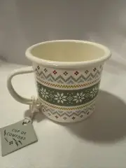 Brend New Fair Isle Mug 12 oz from The spoonful of Comfort Company .Enamel