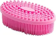 Veggie Scrubber Brush - Silicone Fruit Scrubber,Double-Head Silicone Soft Bristle Stiff Bristle Washing Tool Anti-Scratch Reusable for Kitchen