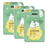 Muumi Nappies Size 2 Mini 3-6kg (3x58) Carton of 174