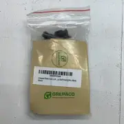 Grepaco Black plastic cord locks and wall hook 25 Piece