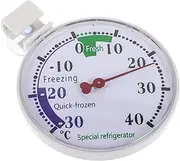 UTHCLO Refrigeration Thermometer Fridge Freezer Thermometer Freezer Temperature Indicator Freezer Thermometer Alarm Refrigerator Refrigeration and Fresh-Keeping Thermometer Plastic