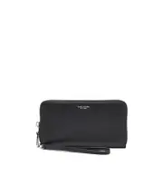 Marc Jacobs The Slim 84 Zip-Around Wallet One size Black
