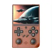 64G Handheld Game Console With 10 000+ Games - 3.5 Inch Transparent Black