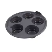 Daily Bake Silicone Round Collapsible Air Fryer 5 Cup Muffin Pan - Robins Kitchen