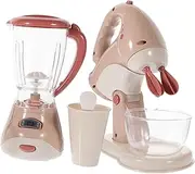 Sosoport 1 Set Simulation Kitchen Appliance Mini Juicer Mixer Realistic Play Kitchen Accessories Educational for All Ages Engaging Role Play Experience