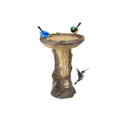 Garden Ornament Animal Bird Bath Figurine Feeder for Yard Home Decoration-Tree House