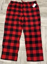 Sonoma The Flannel Pajama Pant Lounge Pants Men's Big & Tall Sizes Red Plaid