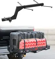 ELITEWILL 2" Trailer Hitch Receiver for Universal UTV Overbed Cargo Rack-Can be Mount on UTV, Pickup, SUV, RV and Other Vehicles with a 2" Trailer Hitch