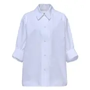 [Jil Sander] Boxy Shirt Gathered Volume Sleeves