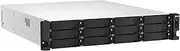 QNAP TS-h1887XU-RP E-2334 NAS Rack (2U) Ethernet LAN Data Storage Servers, Black/White