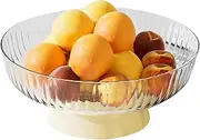 Vegetable Fruit Bowl, Transparent Modern and Stylish Table Centerpiece, Lightweight Fruit Basket for Living Room Kitchen Table Garden Party Hoffti