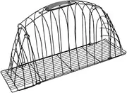 Cat Bathing Cage Pet Supply Stainless Steel Scratch-Resistant Easy to Use Cat Grooming