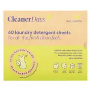 Organic Cleaner Days Laundry Detergent Sheets Lemon and Eucalyptus - Fresh, healthy organic delivery | Doorstep Organics
