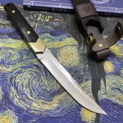 Fixed Blade Damascus Steel Best Tanto Knife Self Defense Blade Fighting Fighter