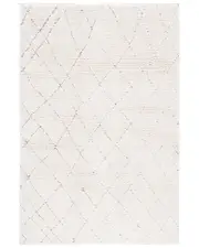 Martha Stewart Lucia Shag Polypropylene Pile Rug 4' x 6' Grey