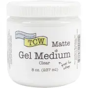 Crafters Workshop TCW9011 Crafter's Workshop Gel Medium 8oz-Matte