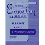 RUBANK ELEMENTARY METHOD: CLARINET