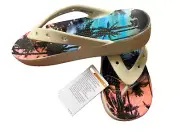 Crocs Classic Platform retroresort Flip Flop Sandals in Bone Womens Size 8 NWT
