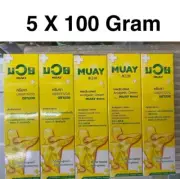 5X 100ml Namman Muay Thai Boxing Liniment Oil MUAY Medicated Analgesic Cream