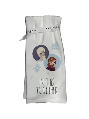 Rae Dunn Disney Frozen Holiday Christmas Elsa Anna Kitchen Towels