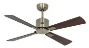 Smart Ceiling Fan with Remote Control Dc Fan Neo 103cm Brass Wood Dark