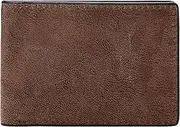 [FOSSIL] Men's Leather Slim Minimalist Bifold Front Pocket Wallet