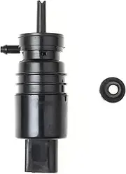 SSRAY 2 Pins Windshield Washer Pump,Fit For E36, E46 Series 323is 330i 328i 328is 1997-2007 67128362154 67128377612 Windscreen Fluid Pump