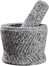 Traditional Grind, Manual Grinder Garlic Press Home Kitchen Garlic Mortar Crusher Pestle Set Medicine Grinder Masher
