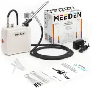 Mini Airbrush Kit with Compressor, Dual-Action Gravity Feed 0.5mm Airbrush