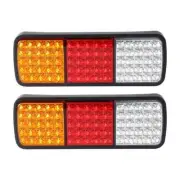 Giantz Pair 75 LED Tail Lights Stop Reverse Indicator 12V Ute Trailer Caravan
